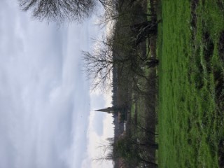 église depuis le bas